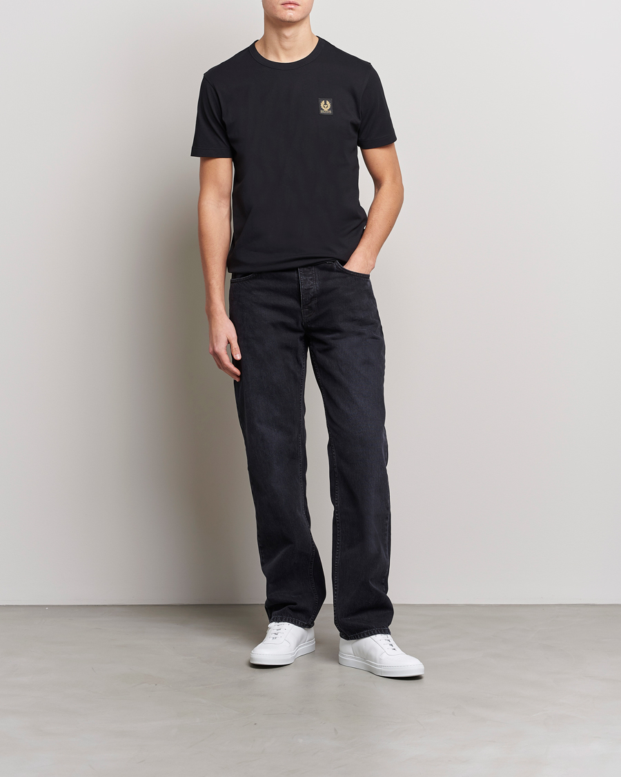 Homme | T-shirts | Belstaff | Cotton Logo T-Shirt BLACK