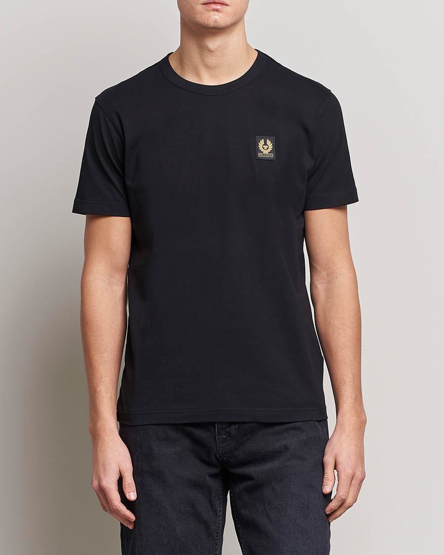 Homme | T-Shirts Noirs | Belstaff | Cotton Logo T-Shirt Black