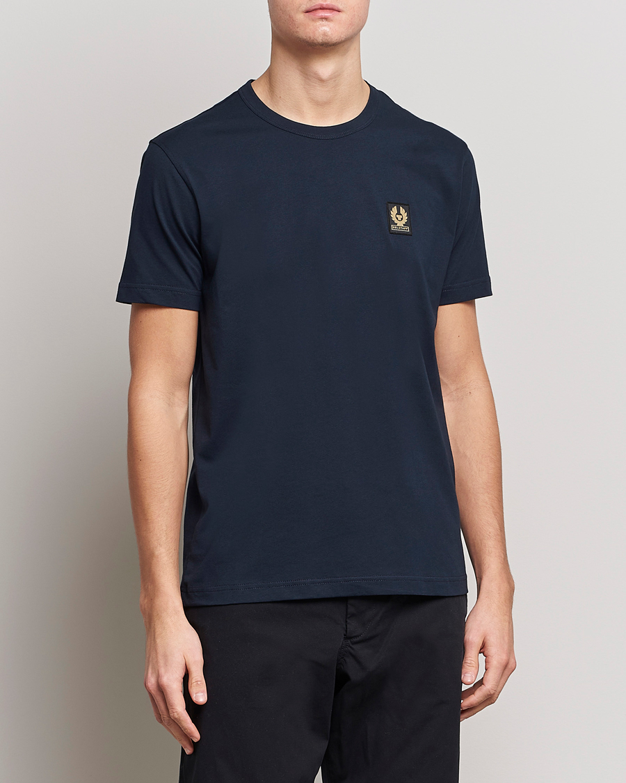 Homme | T-shirts | Belstaff | Cotton Logo T-Shirt Dark Ink