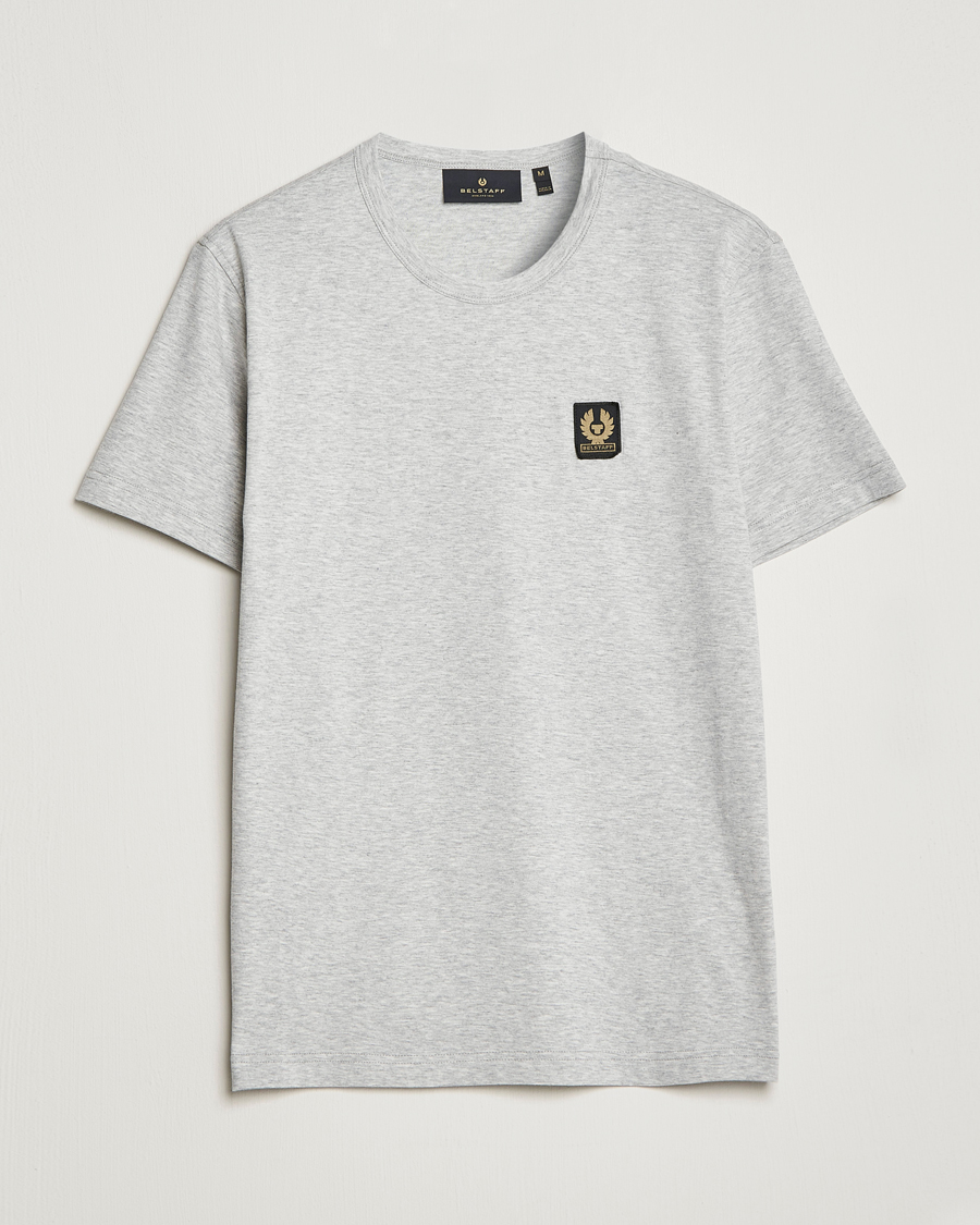 Homme | T-shirts | Belstaff | Cotton Logo T-Shirt Old Silver Heather