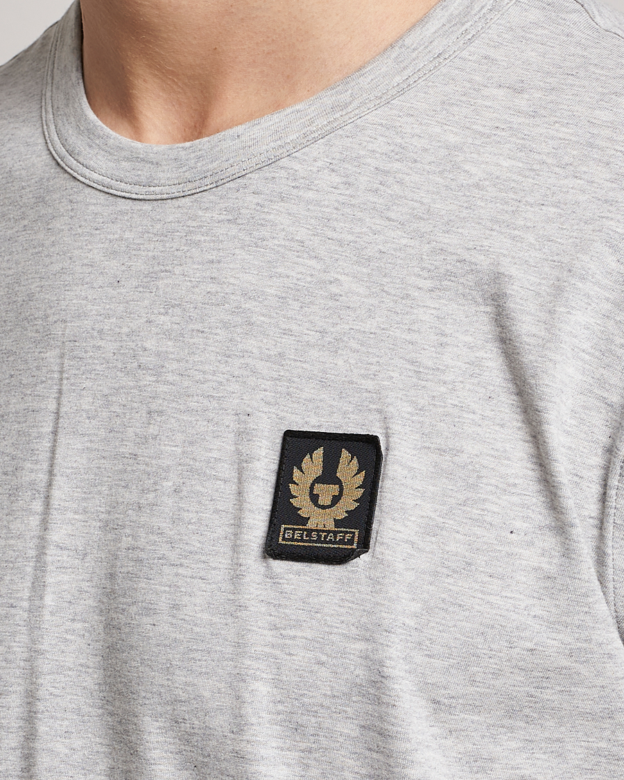 Homme | T-shirts | Belstaff | Cotton Logo T-Shirt Old Silver Heather