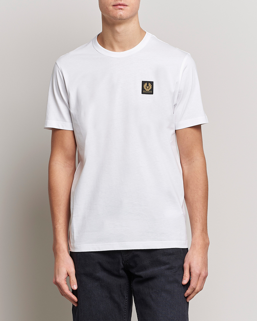 Homme | Best of British | Belstaff | Cotton Logo T-Shirt White