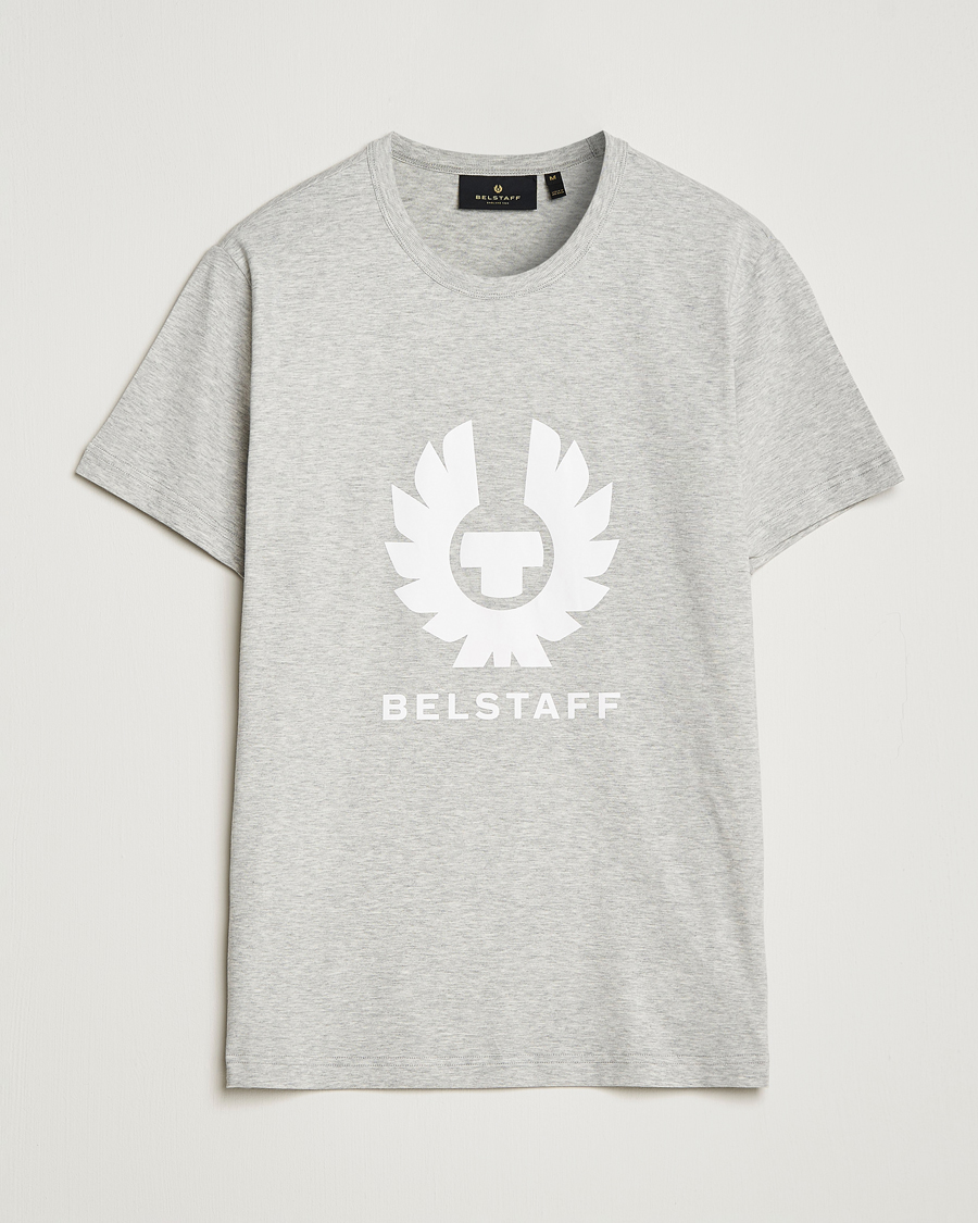 Homme | T-shirts | Belstaff | Phoenix Logo T-Shirt Old Silver Heather