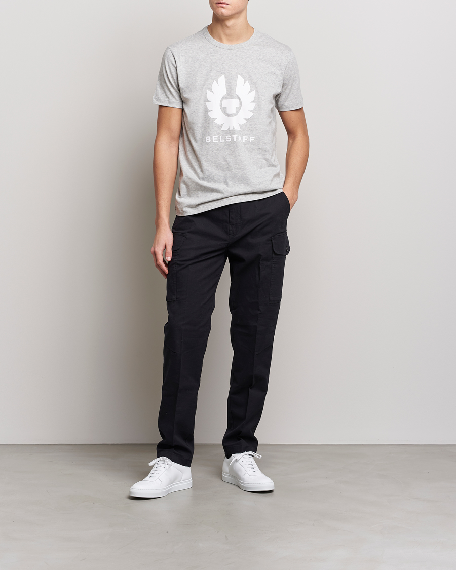 Homme | T-shirts | Belstaff | Phoenix Logo T-Shirt Old Silver Heather