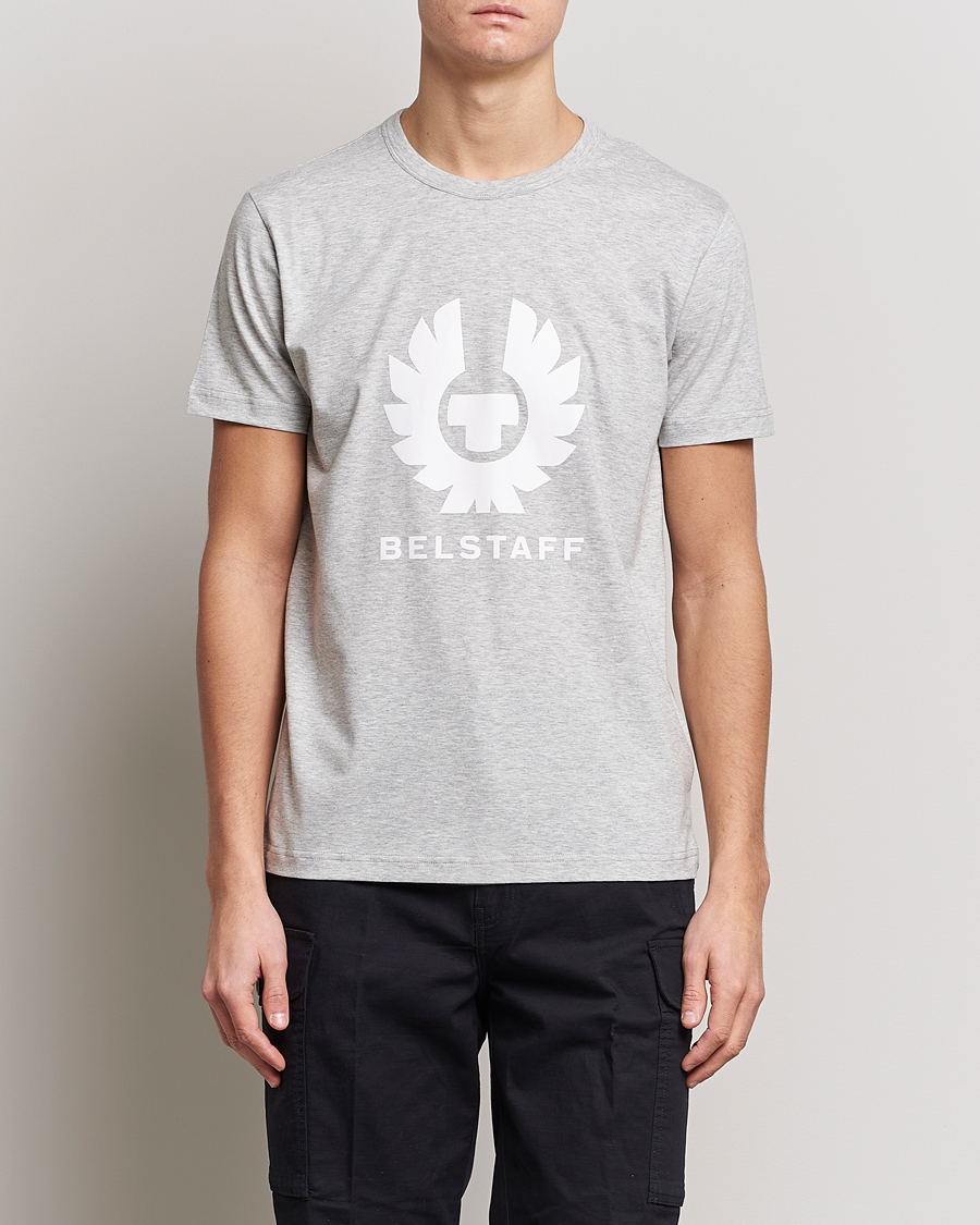 Homme | T-shirts | Belstaff | Phoenix Logo T-Shirt Old Silver Heather