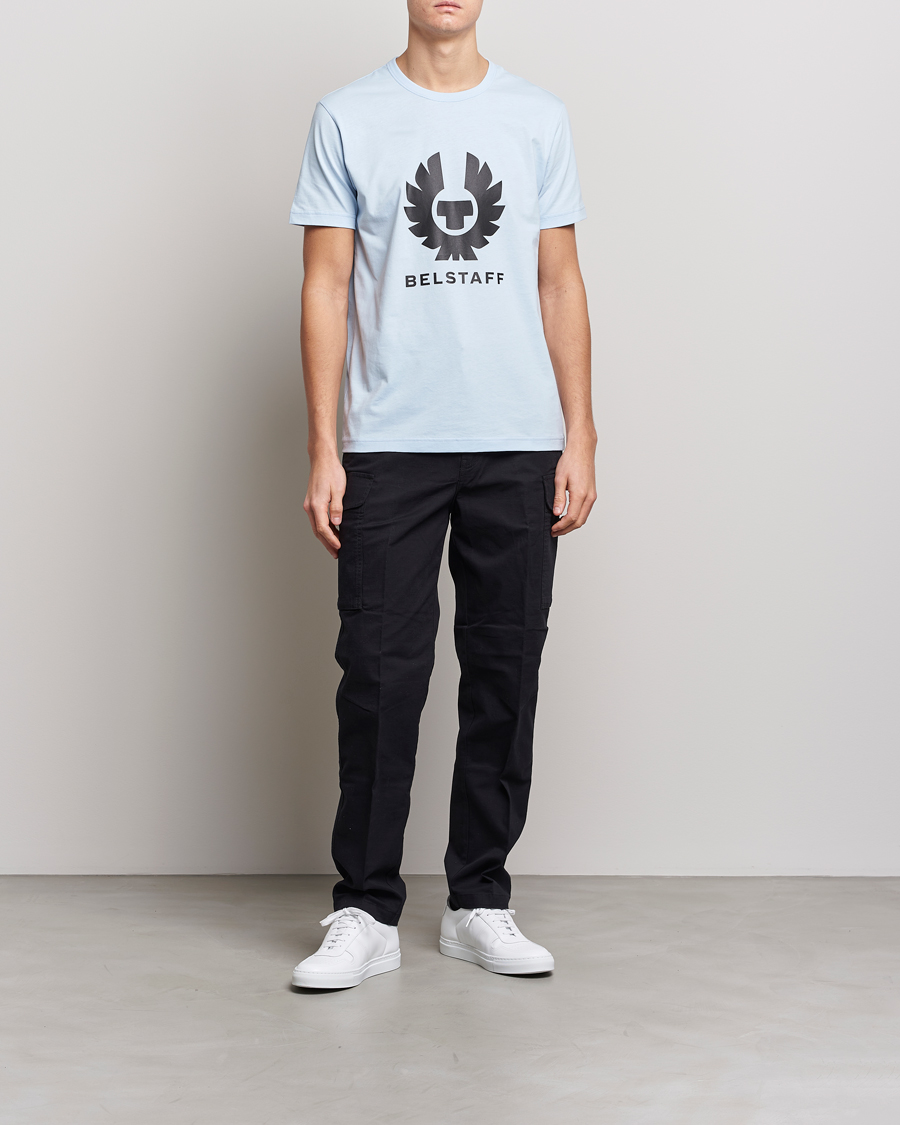 Homme | T-shirts | Belstaff | Phoenix Logo T-Shirt Sky Blue