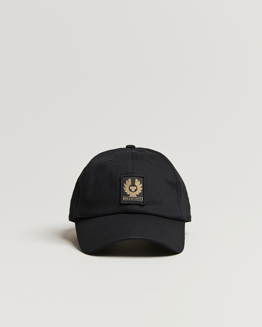 Homme | Belstaff Phoenix Logo Cap Black | Belstaff | Phoenix Logo Cap Black