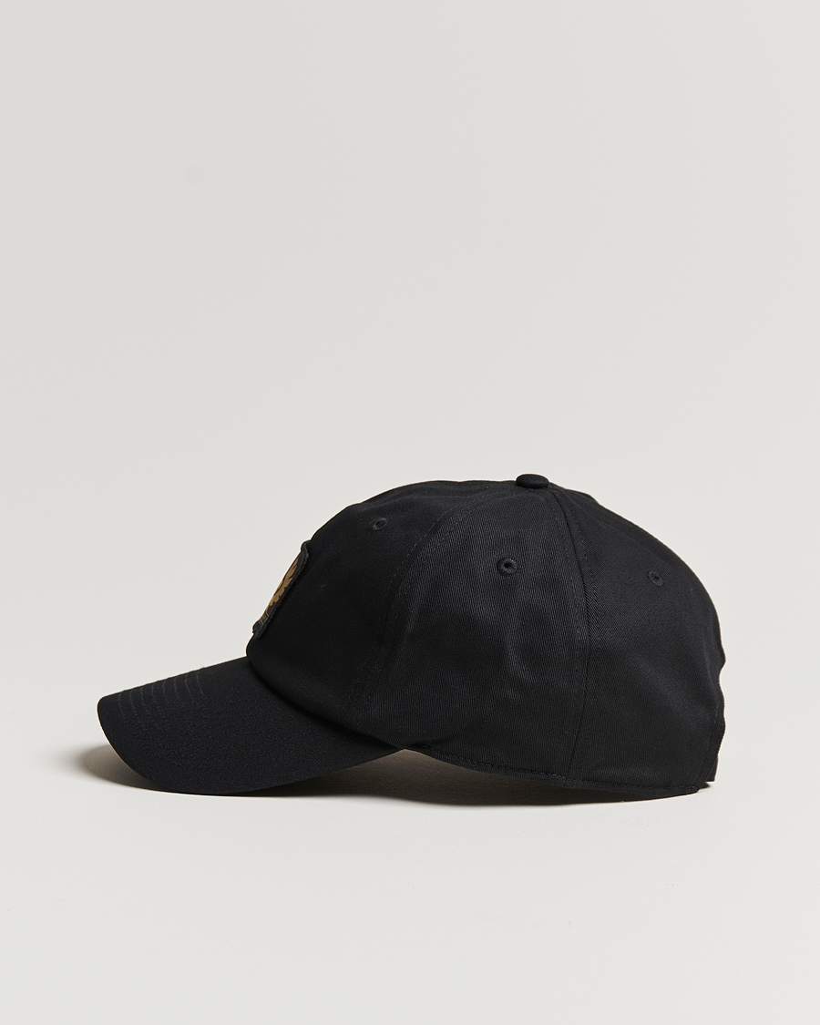 Homme | Belstaff Phoenix Logo Cap Black | Belstaff | Phoenix Logo Cap Black