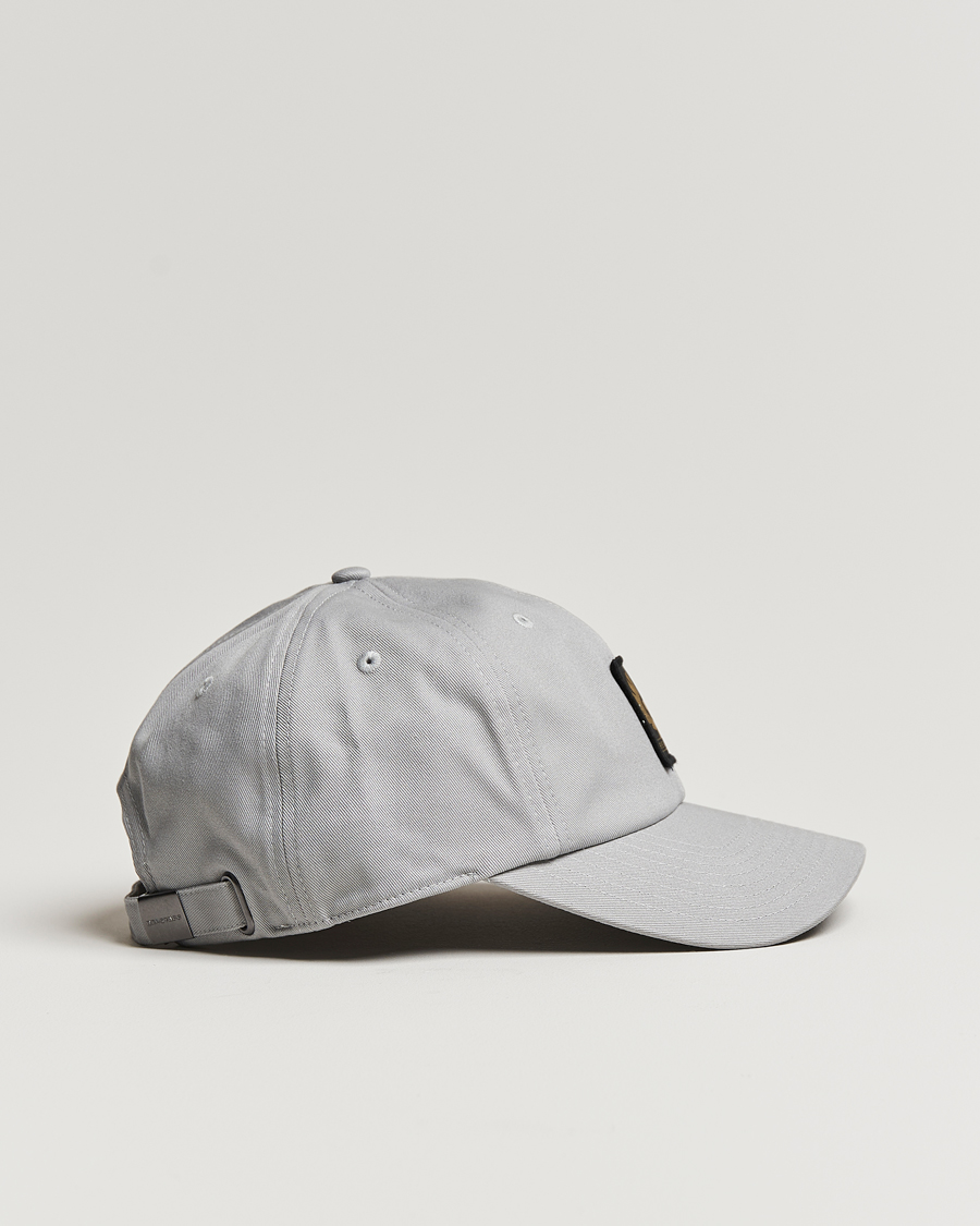 Homme | Belstaff Phoenix Logo Cap Pearl Grey | Belstaff | Phoenix Logo Cap Pearl Grey