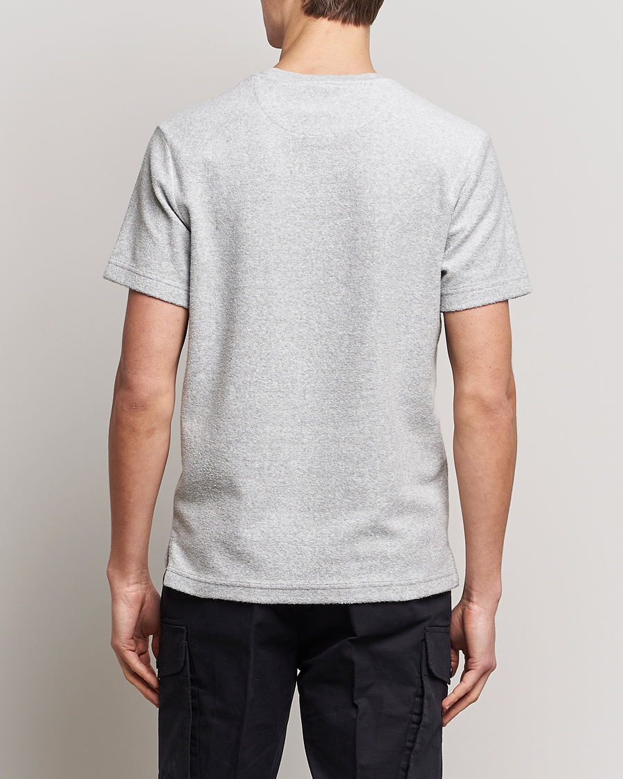 Homme | T-shirts | Belstaff | Turret Terry Logo T-Shirt Old Silver Heather