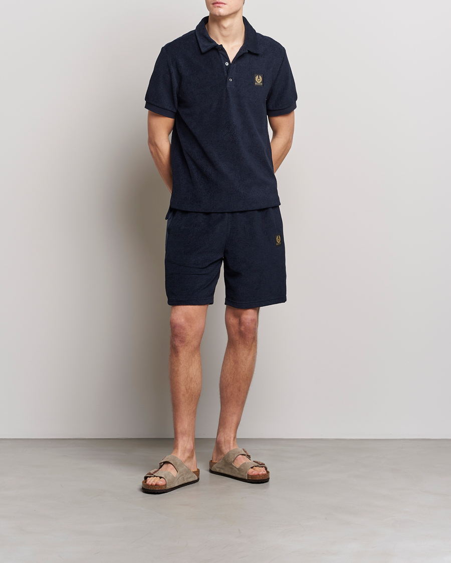 Homme | Shorts | Belstaff | Trawler Terry Shorts Dark Ink