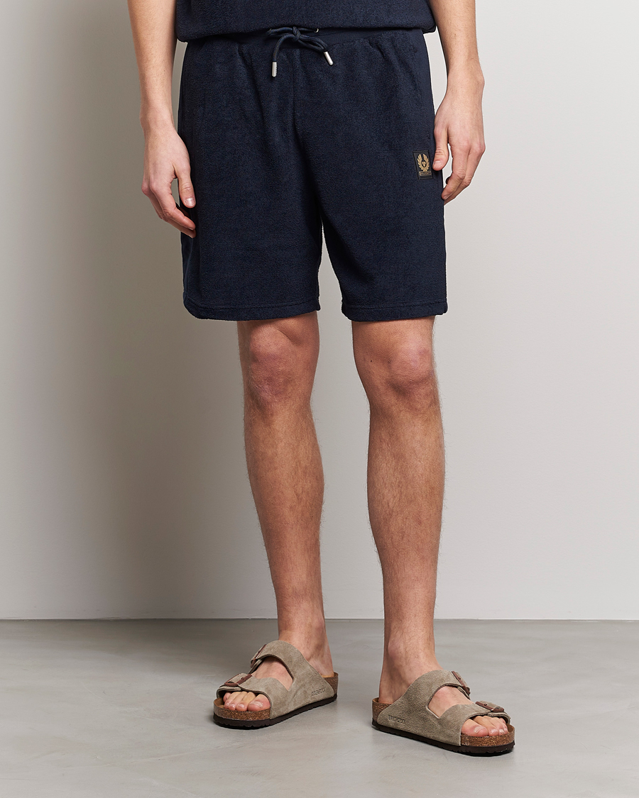 Homme | Shorts | Belstaff | Trawler Terry Shorts Dark Ink