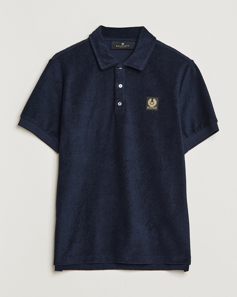 Homme | Polos | Belstaff | Tether Terry Polo Dark Ink