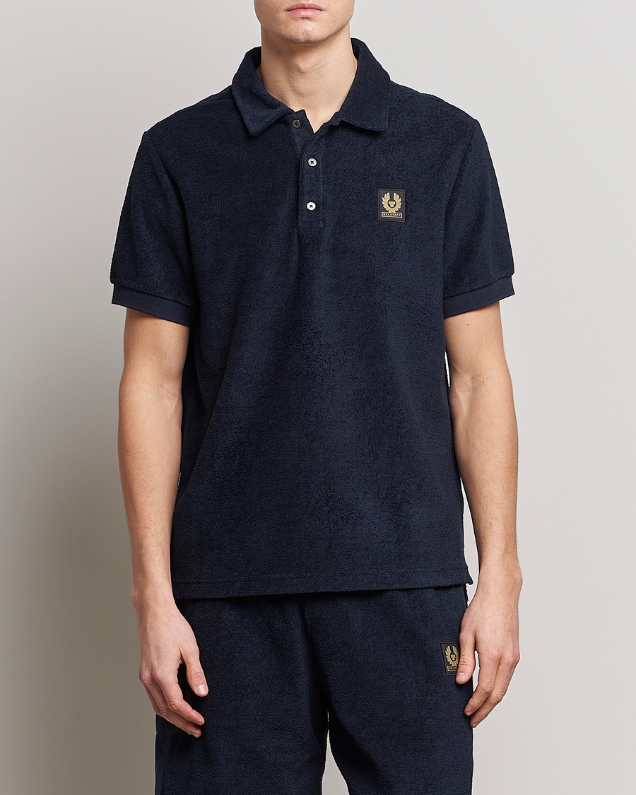 Homme | Polos | Belstaff | Tether Terry Polo Dark Ink