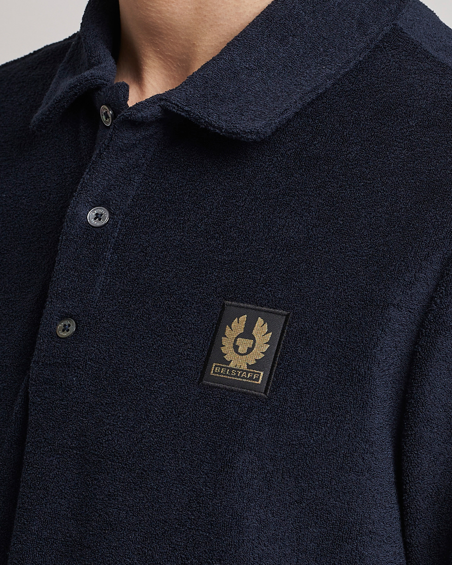 Homme | Polos | Belstaff | Tether Terry Polo Dark Ink
