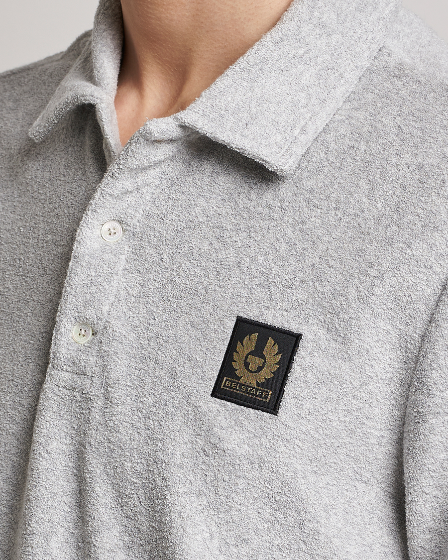 Homme | Polos | Belstaff | Tether Terry Polo Old Silver Heather