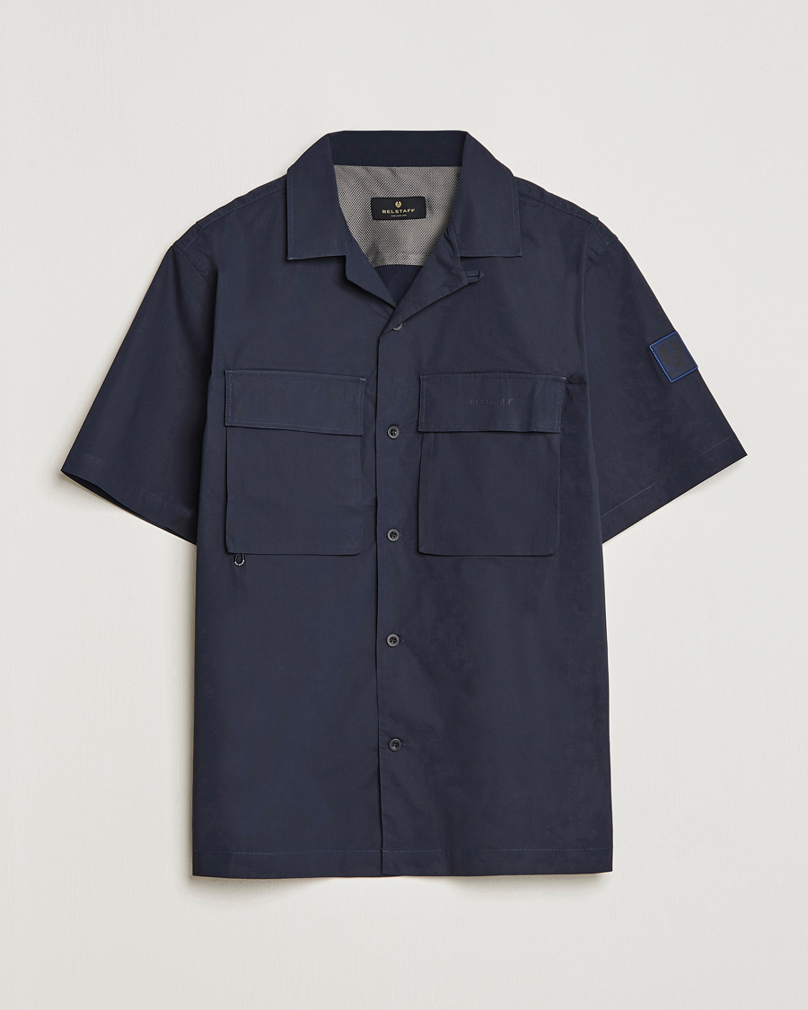 Homme | Chemises | Belstaff | Rove Short Sleeve Shirt Dark ink