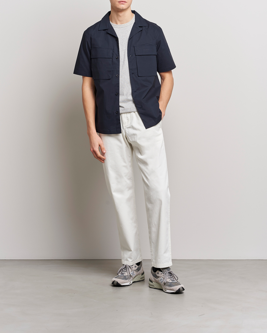 Homme | Chemises | Belstaff | Rove Short Sleeve Shirt Dark ink