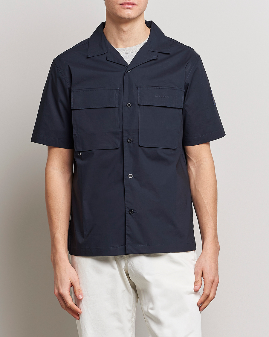 Homme | Chemises | Belstaff | Rove Short Sleeve Shirt Dark ink