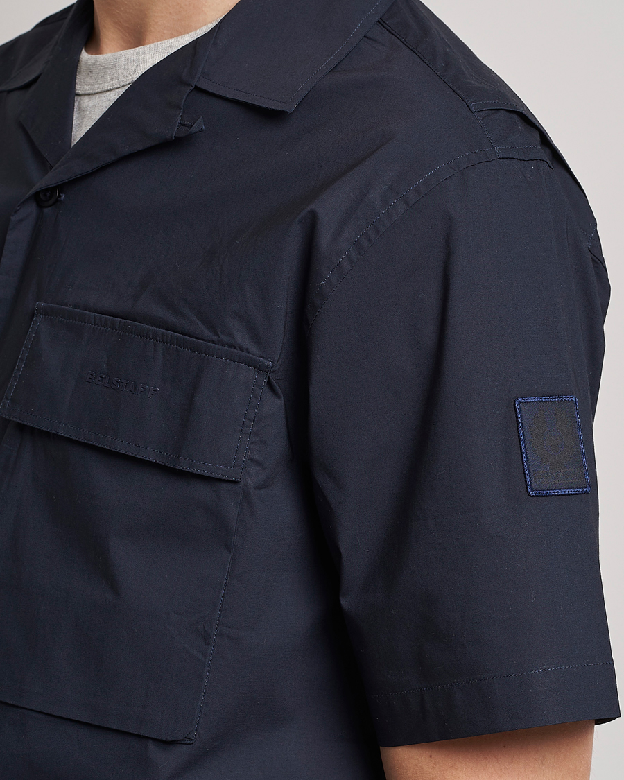 Homme | Chemises | Belstaff | Rove Short Sleeve Shirt Dark ink