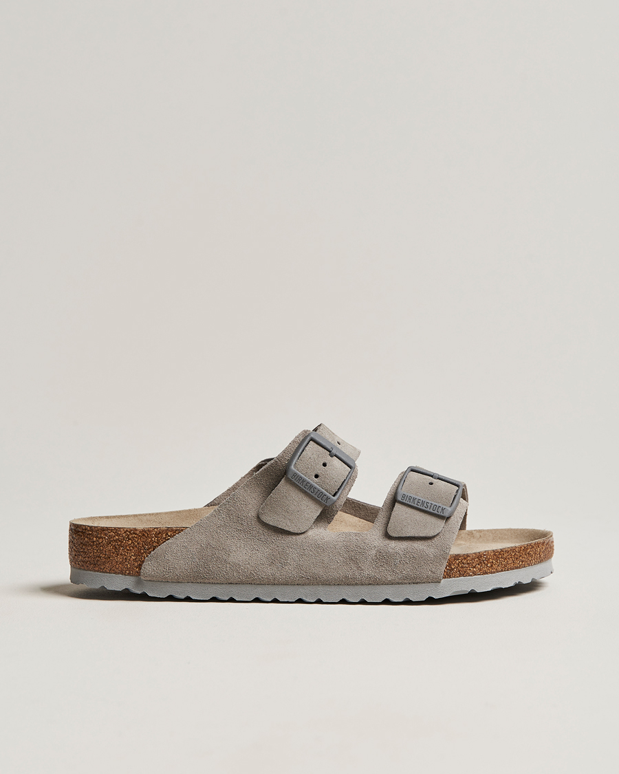 Homme | BIRKENSTOCK Arizona Soft Footbed Stone Coin Suede | BIRKENSTOCK | Arizona Soft Footbed Stone Coin Suede