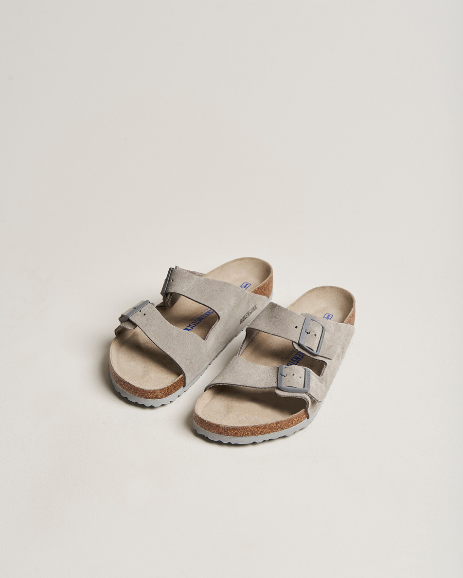 Homme | BIRKENSTOCK Arizona Soft Footbed Stone Coin Suede | BIRKENSTOCK | Arizona Soft Footbed Stone Coin Suede