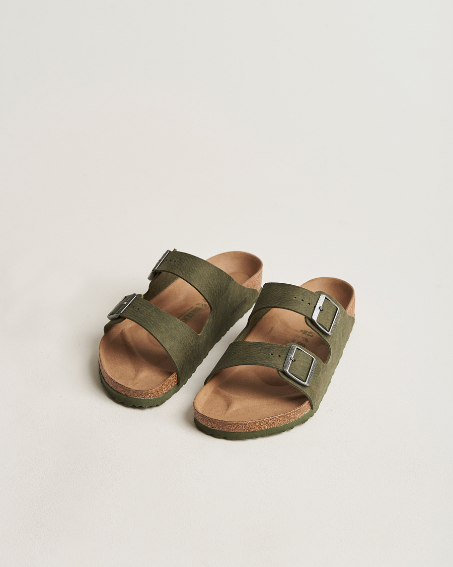 Homme | Sandales Et Mules | BIRKENSTOCK | Arizona Classic Vegan Thyme Green