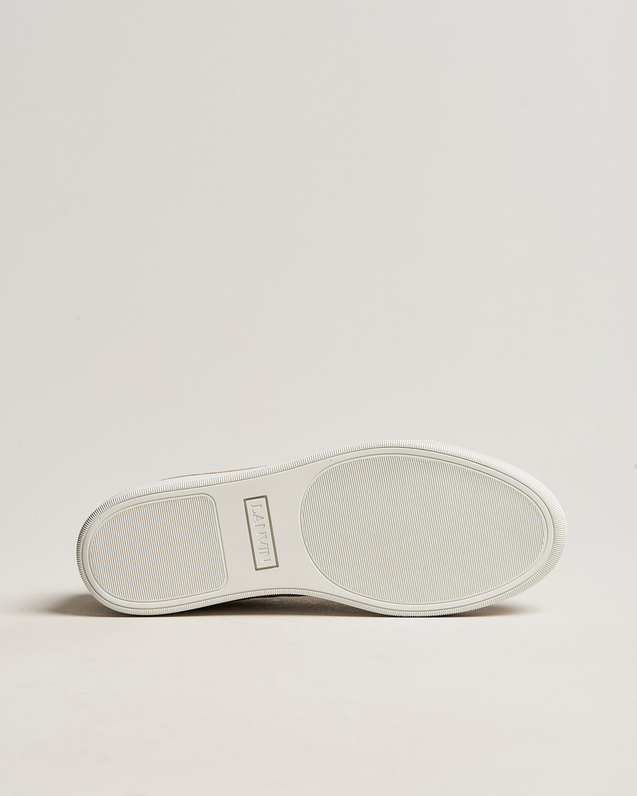 Homme | Lanvin Nappa Cap Toe Sneaker Taupe | Lanvin | Nappa Cap Toe Sneaker Taupe