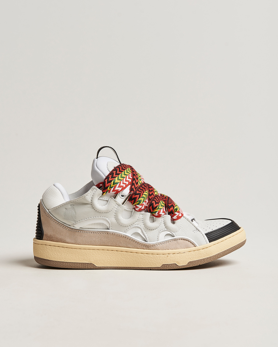 Homme | Lanvin Curb Sneakers White | Lanvin | Curb Sneakers White