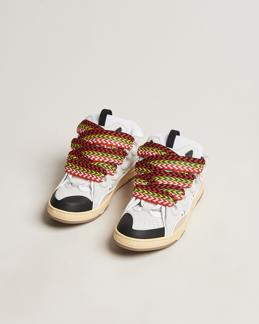 Homme | Lanvin Curb Sneakers White | Lanvin | Curb Sneakers White