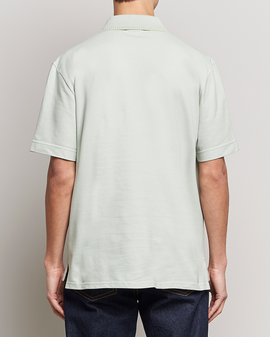 Homme | Polos | Lanvin | Embroidered Logo Polo Shirt Sage