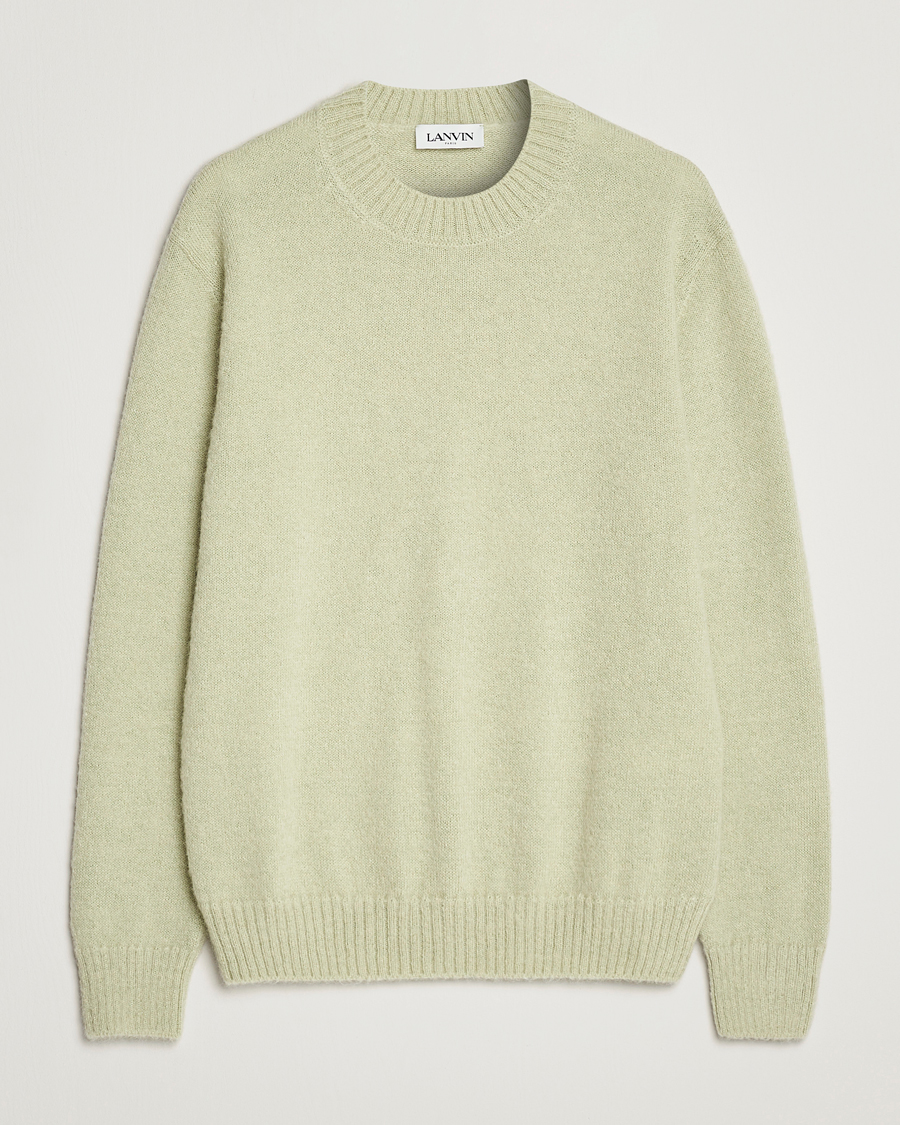 Homme | Pulls Et Tricots | Lanvin | Brushed Mohair Sweater Sage
