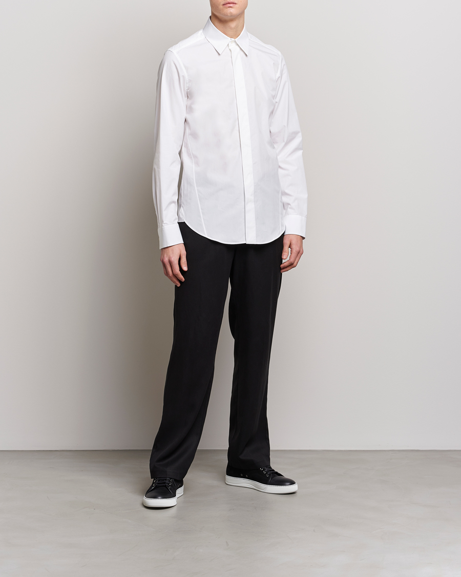 Homme | Chemises | Lanvin | Slim Fit Poplin Shirt White