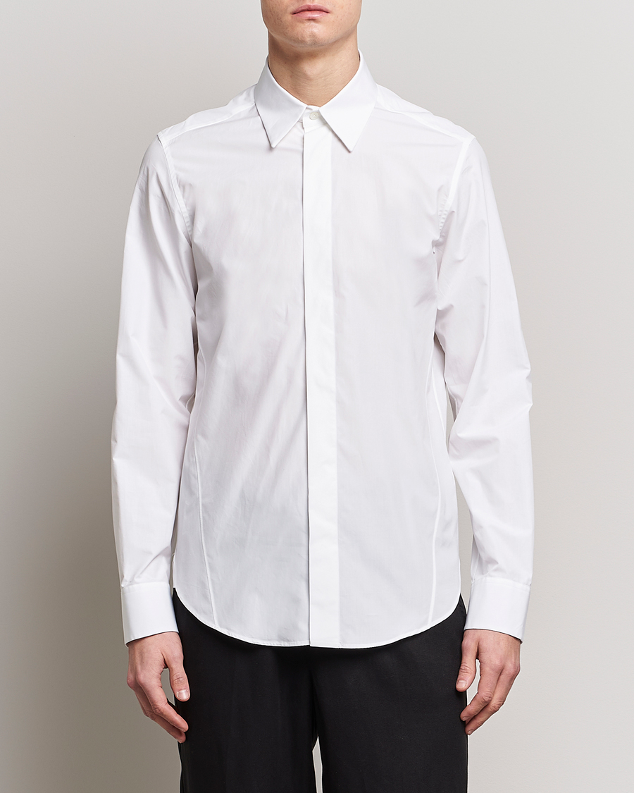 Homme | Chemises | Lanvin | Slim Fit Poplin Shirt White
