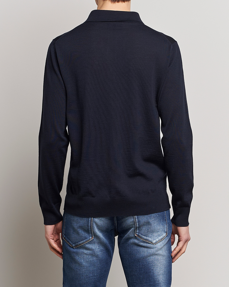 Homme | Pulls Et Tricots | Emporio Armani | Knitted Merino Pique Navy