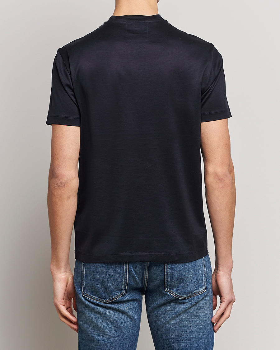 Homme | T-shirts | Emporio Armani | Tencel T-Shirt Navy
