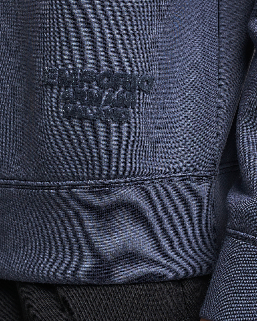 Homme | Pulls Et Tricots | Emporio Armani | Modal Sweat Crew Neck Blue Grey