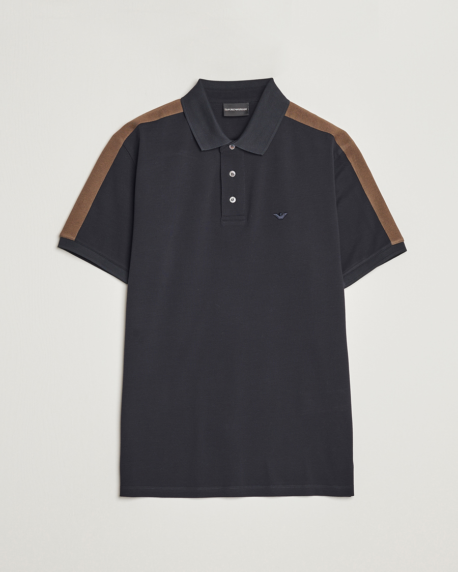 Homme | Polos | Emporio Armani | Mercerized Cotton Polo Grey