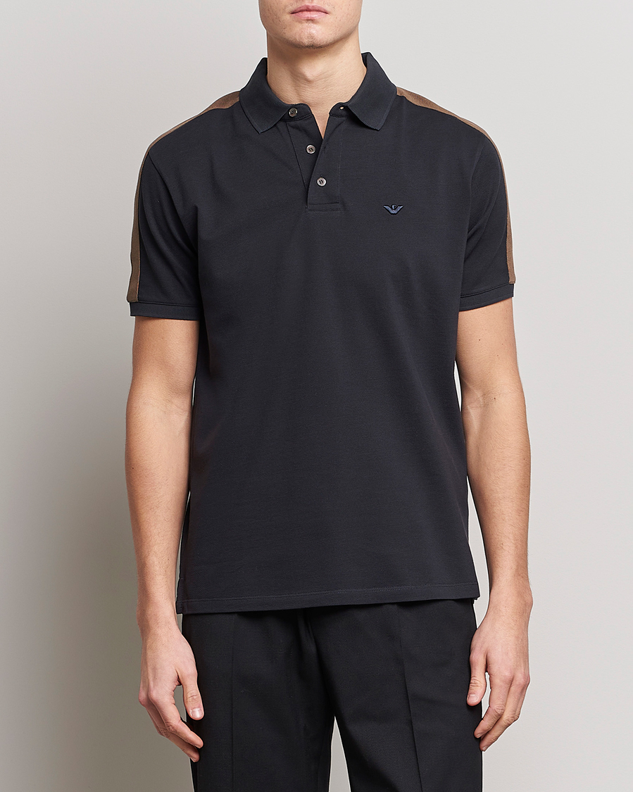 Homme | Polos | Emporio Armani | Mercerized Cotton Polo Grey