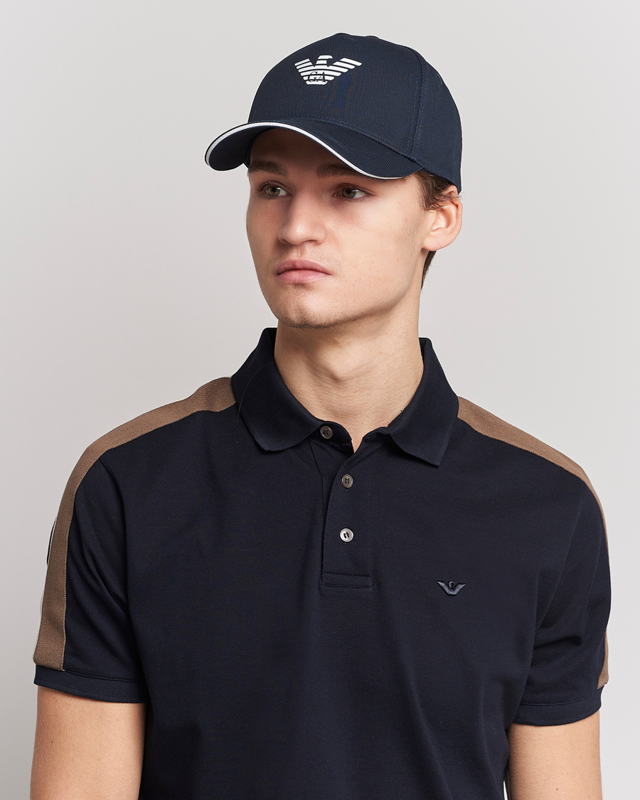 Homme | Emporio Armani Cotton Cap Navy | Emporio Armani | Cotton Cap Navy