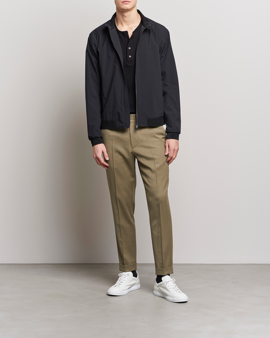 Homme | Pantalons | Filippa K | Terry Cropped Trousers Khaki