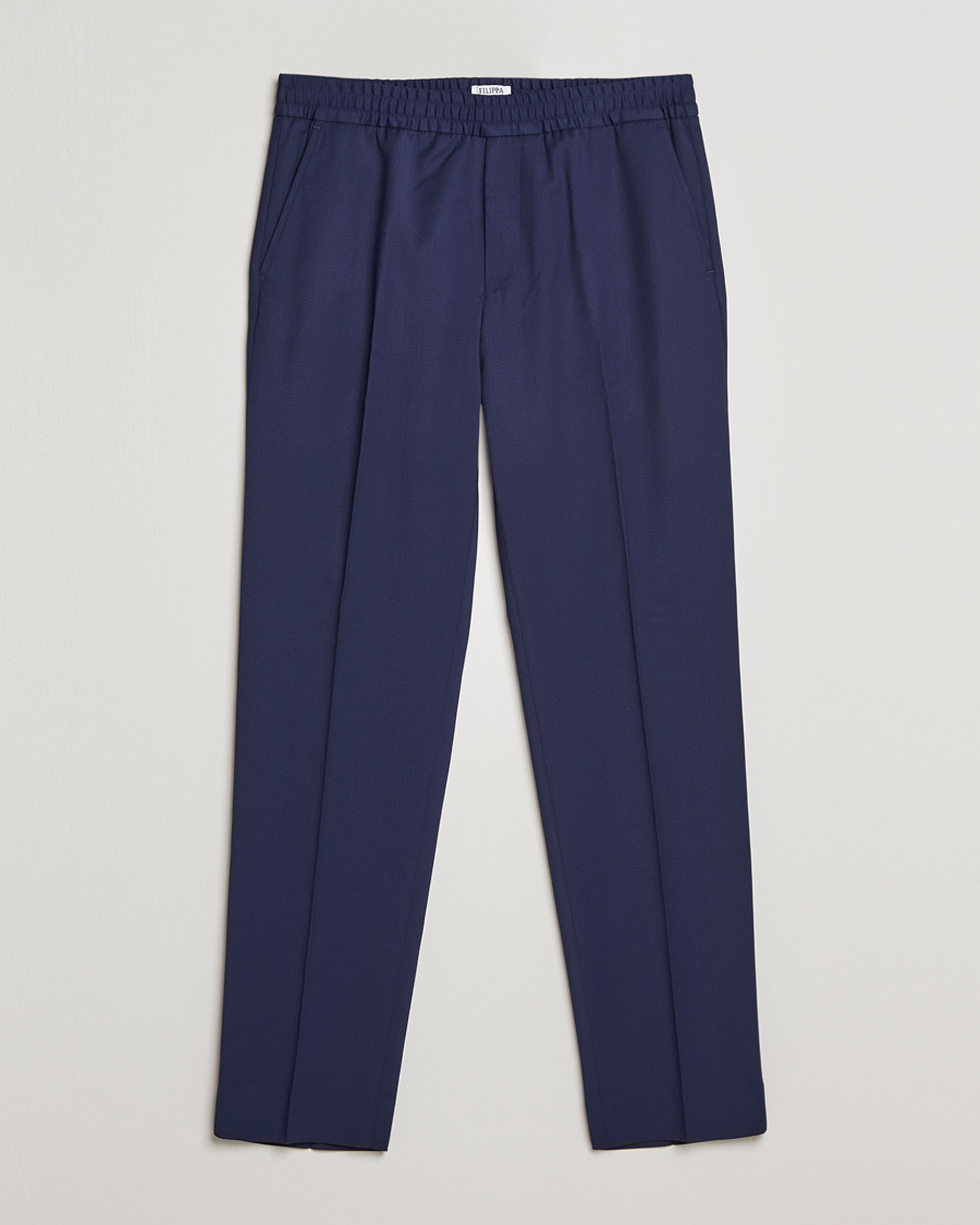 Homme | Pantalons | Filippa K | Relaxed Terry Wool Trousers French Navy