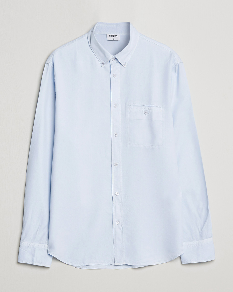 Homme | Chemises | Filippa K | Zachary Lyocell Shirt Ice Blue