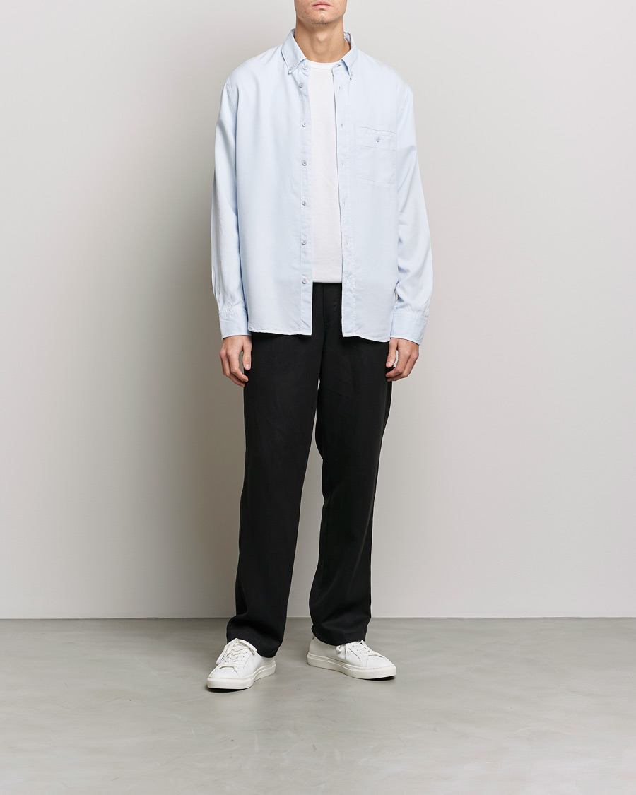 Homme | Chemises | Filippa K | Zachary Lyocell Shirt Ice Blue