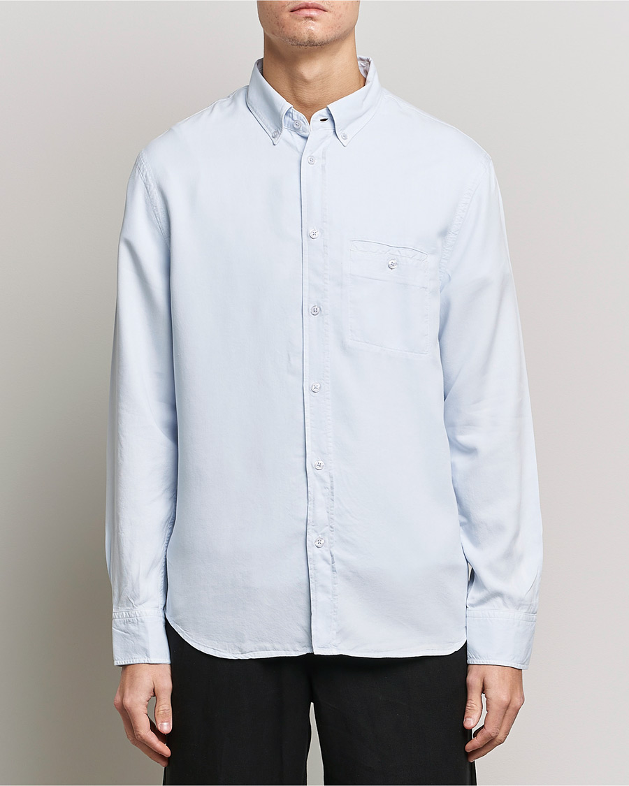 Homme | Chemises | Filippa K | Zachary Lyocell Shirt Ice Blue