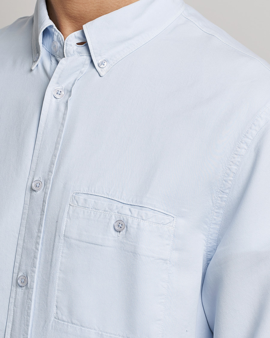 Homme | Chemises | Filippa K | Zachary Lyocell Shirt Ice Blue