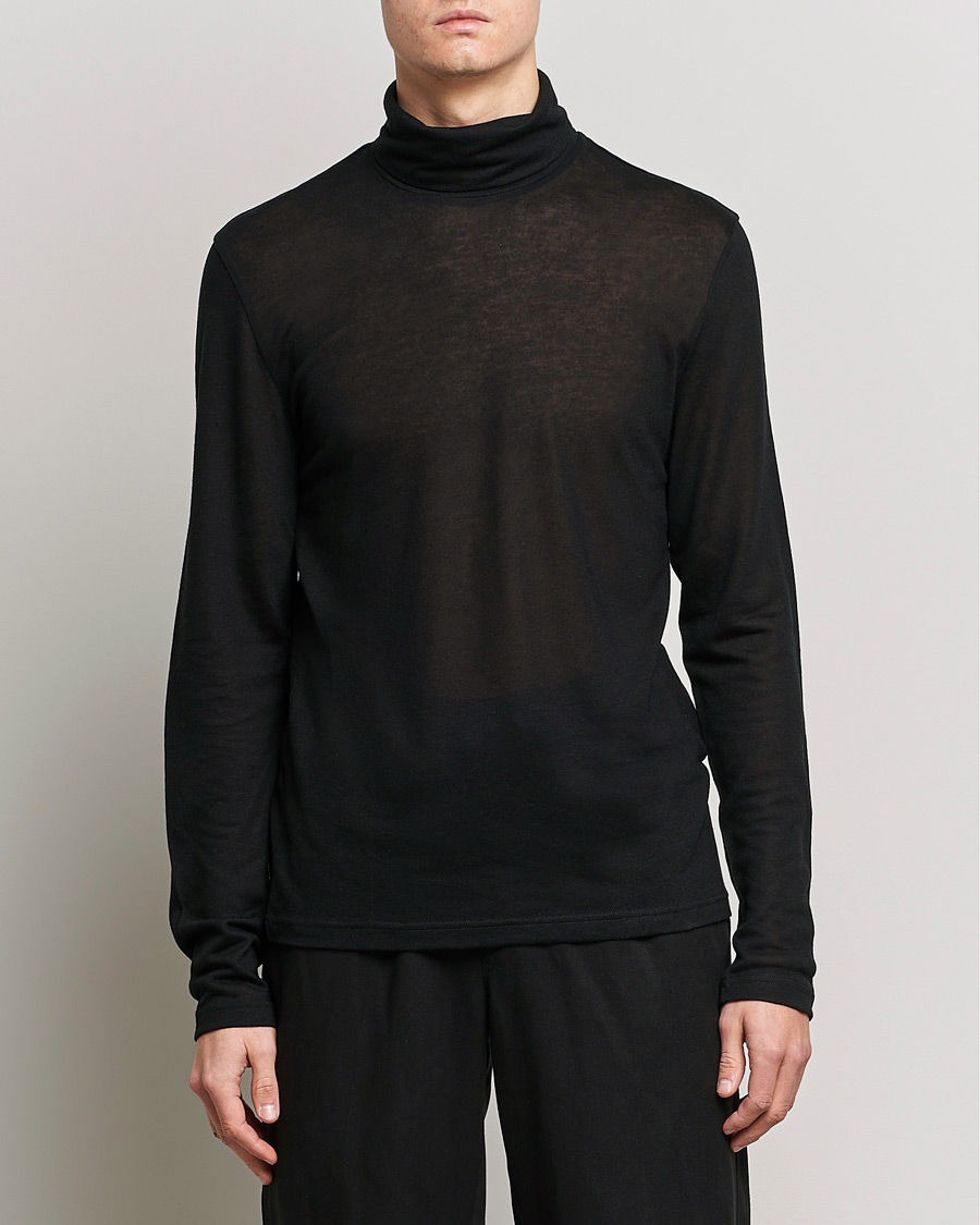 Homme | Pulls Et Tricots | Filippa K | Jersey Lyocell Turtleneck Black