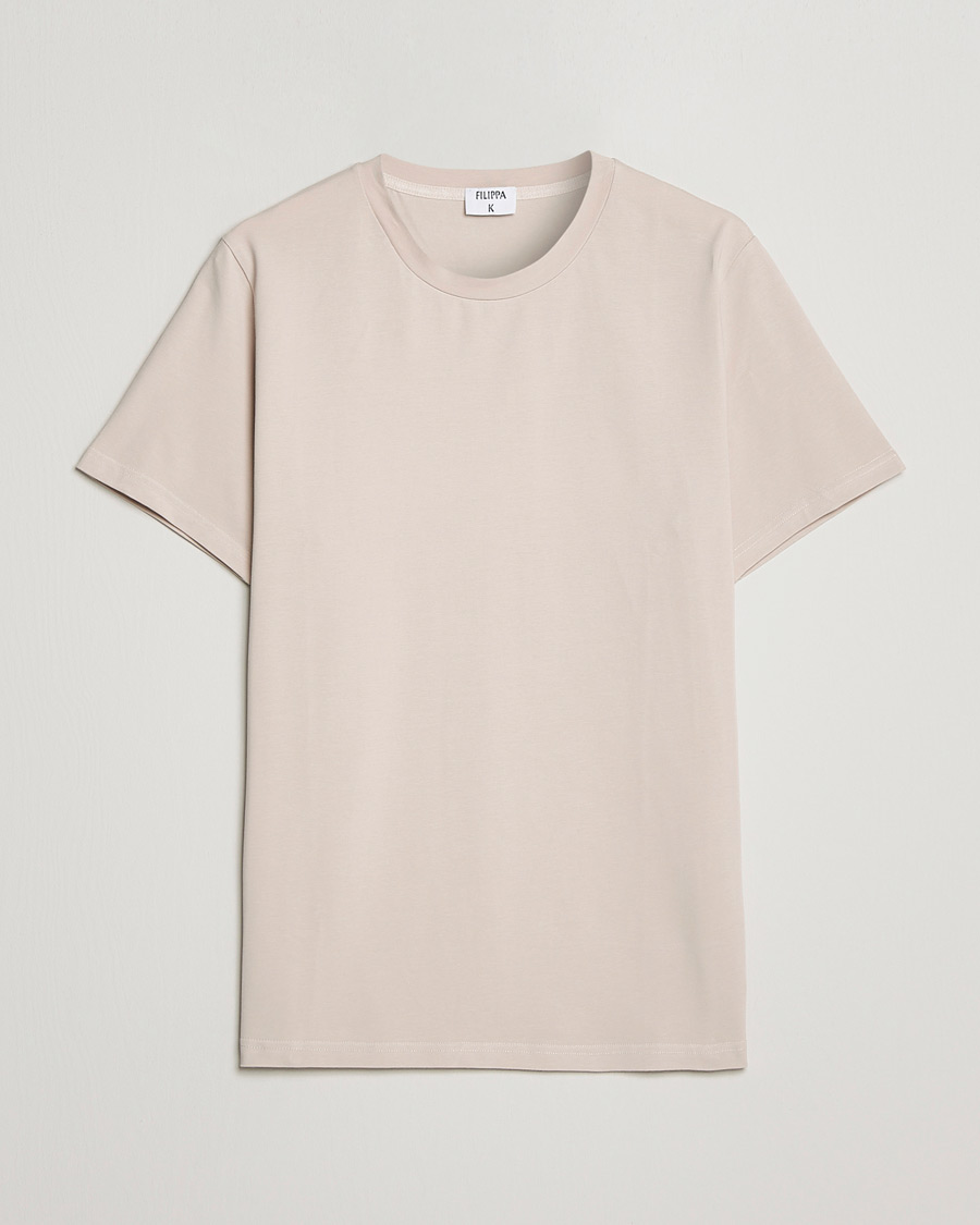 Homme | T-shirts | Filippa K | Stretch Cotton Tee Sand