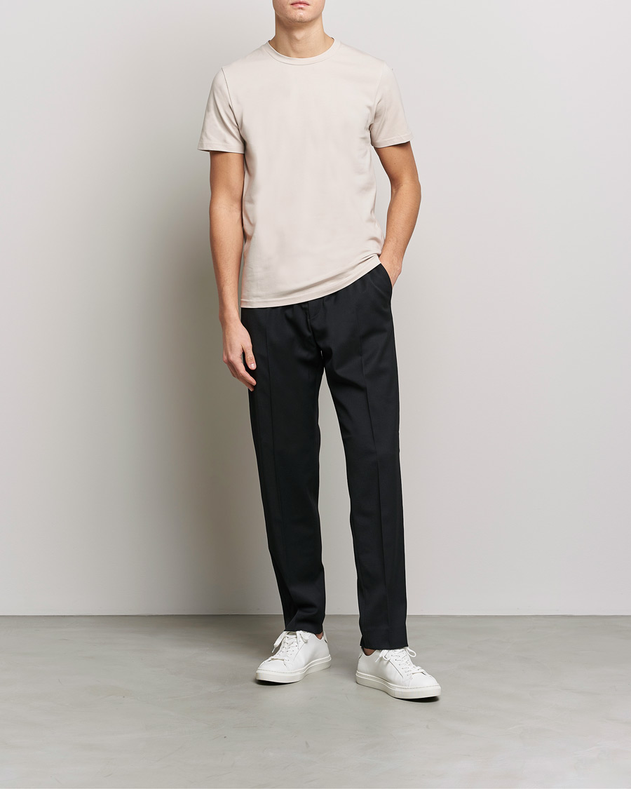 Homme | T-shirts | Filippa K | Stretch Cotton Tee Sand