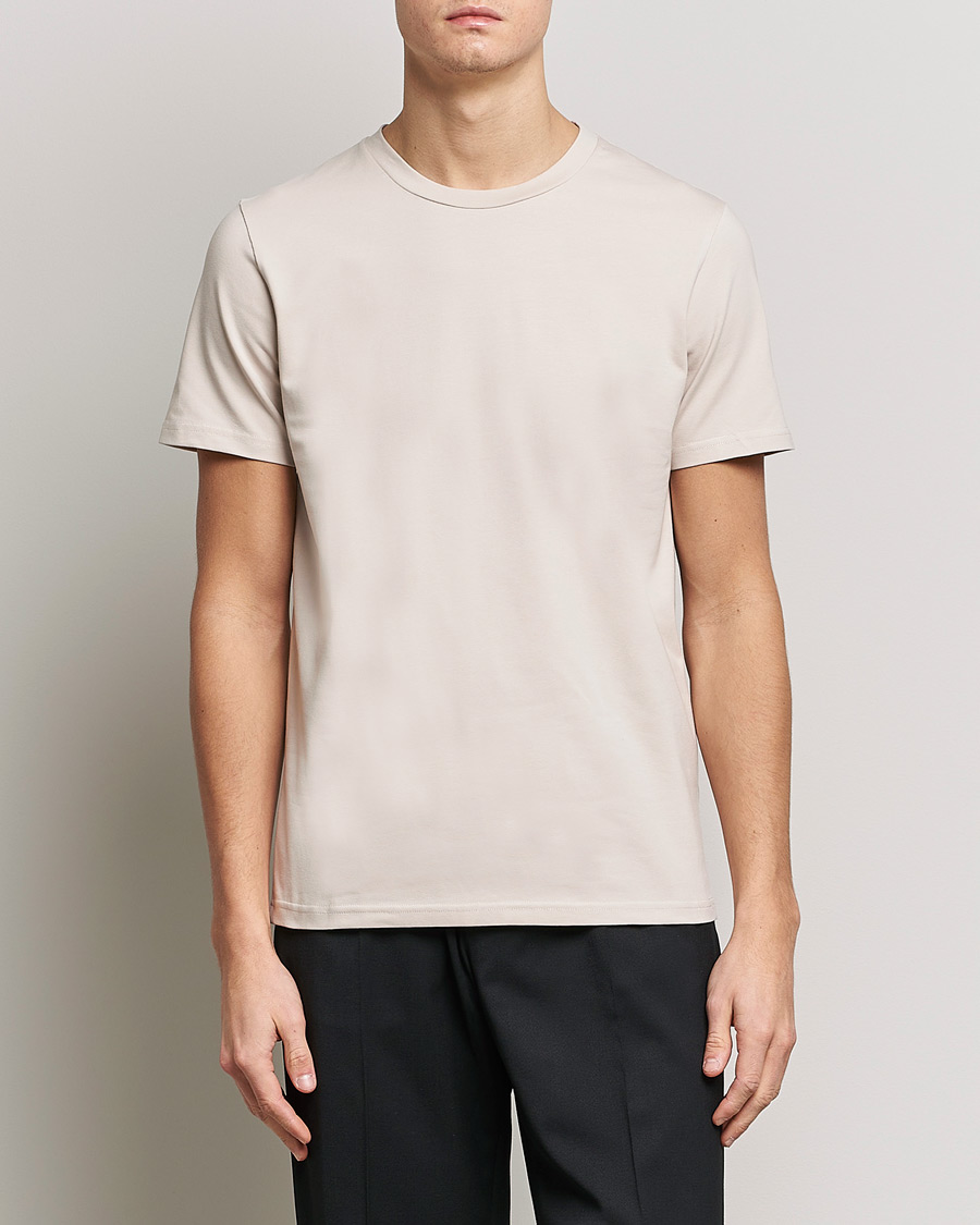 Homme | T-shirts | Filippa K | Stretch Cotton Tee Sand